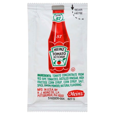 Heinz Single Serve Ketchup 7g Packet, PK1000 PK1000 10013000984901
